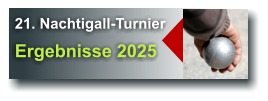 21. Nachtigall-Turnier Ergebnisse 2025  