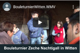 Bouleturnier Zeche Nachtigall in Witten   Bouleturnier Zeche Nachtigall in Witten  